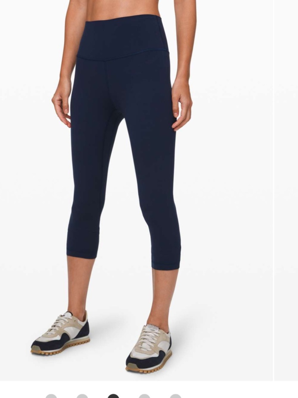 Lululemon Align Crops Midnight Navy Size 6 - Picture 2 of 12